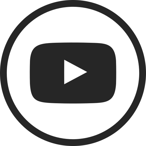Circle, high quality, media, social, social media, video, youtube icon